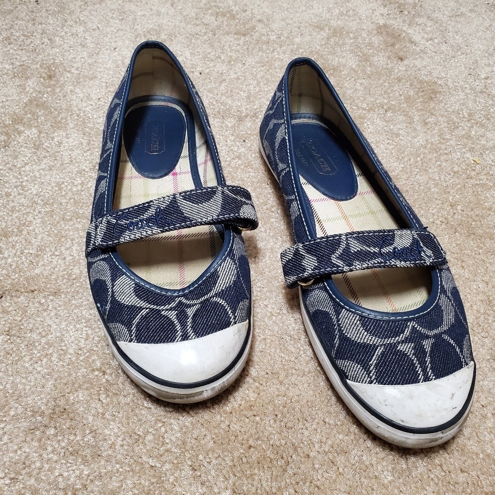 Coach slip on shoes